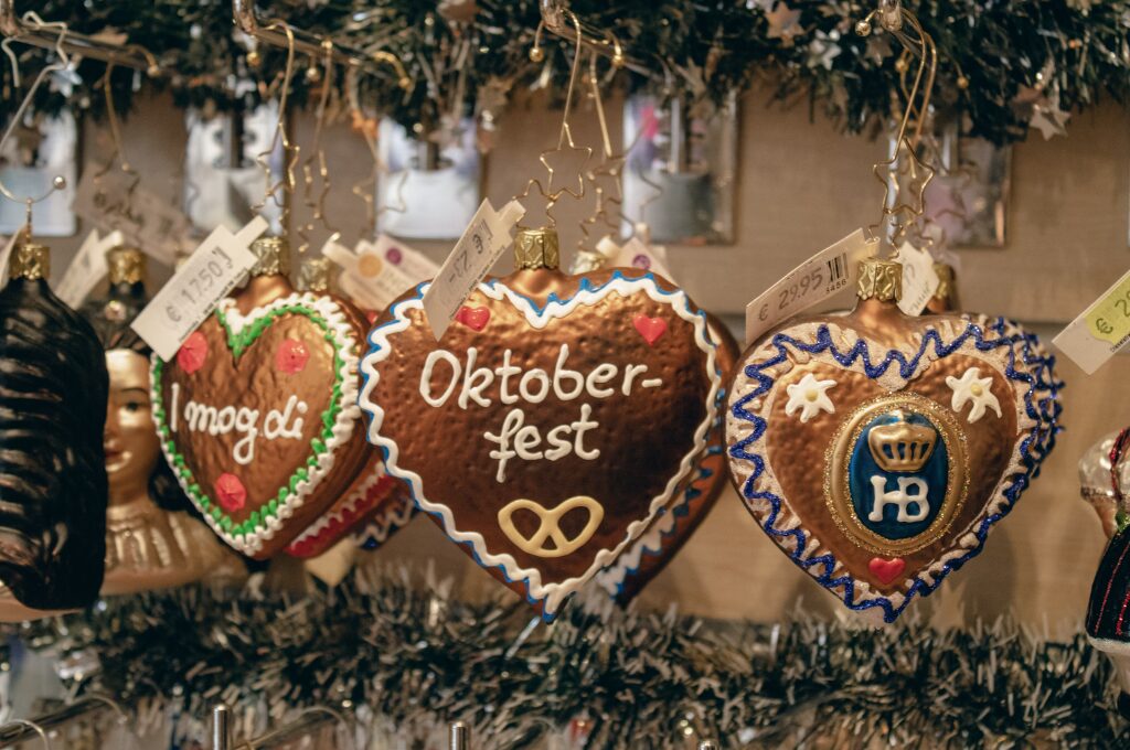 Oktoberfest in Hamburg, Bild von Lebkuchenherzen