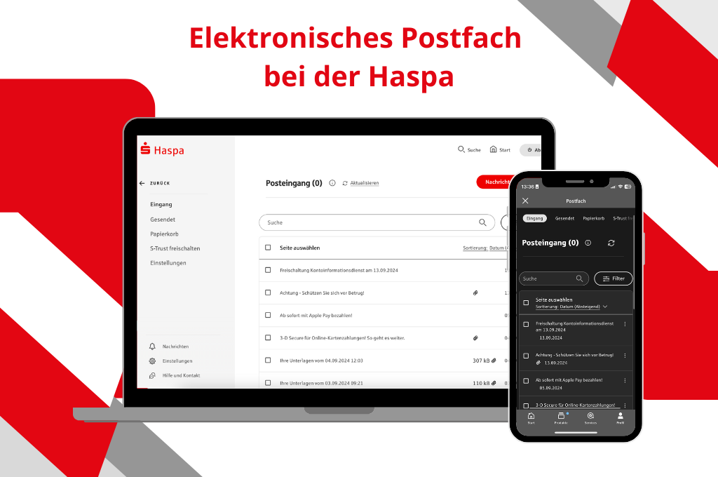 elektronisches Postfach im Haspa Online Banking